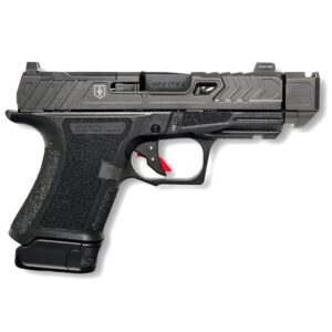 Shadow Systems CR920P War Poet Handgun 9mm Luger 10rd & 13rd Magazines 3.75 Barrel Black War Poet Slide Engraving with Night Sights