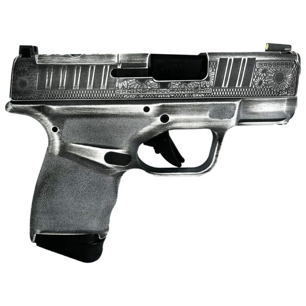 Springfield "Sunflower White Distressed" Hellcat Optic Ready Micro Compact 9mm Luger 11/13rd Magazines 3" Barrel