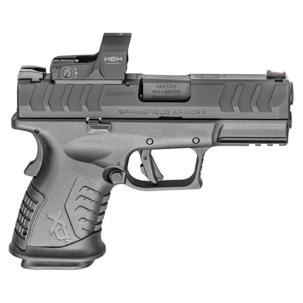 Springfield Armory XDM Elite Compact OSP Handgun 10mm 11rd Magazines (2) 3.8" Barrel Black with Hex Dragonfly Red Dot