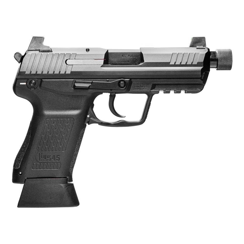 H&K HK45 Compact Tactical Handgun .45 Auto 10rd Magazines(2) 4.57" Threaded Barrel DA/SA V1 Decocking Lever/Safety