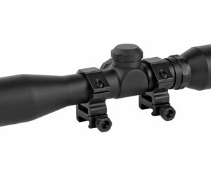 TRUGLO 4X32 SR DIAMND BLK W/ RINGS