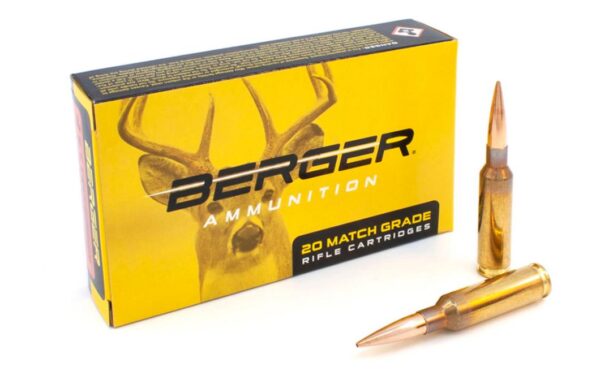 Berger Bullets Elite Hunter Rifle Ammunition 6.5mm Creedmoor 156gr EOL 2680 fps 20/ct