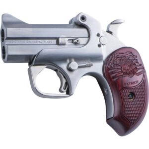 Bond Arms Patriot Handgun .45 LC/.410 2/rd Capacity 3" Barrel Silver with Rosewood Grip