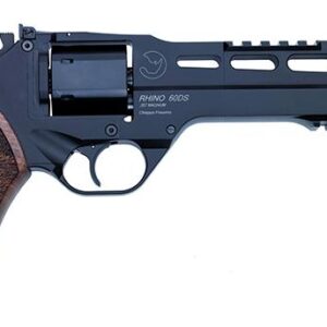 RHINO .357MAG REVOLVER 60DS BLK 6IN BBL 3MOON CLIPS 6RND ADJ. REAR SIGHT