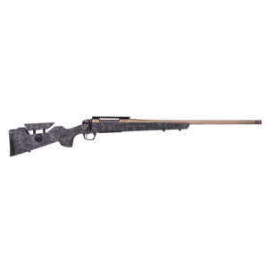 CVA Cascade LR Hunter Rifle 7mm Rem Mag 4rd Magazine 24" 5/8x24 Threaded Barrel Black with Smoke Bronze Web