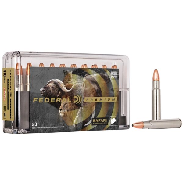 Federal Premium Cape-Shok Rifle Ammunition .416 Rigby 400 gr SAF 2400 fps - 20/ct
