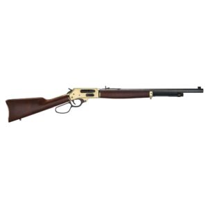 Henry Brass Lever Action Side Gate Rifle .45-70 4rd Magazine 22" Octagon Barrel with Large Loop