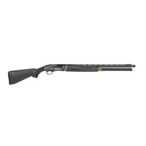 Mossberg 940 JM Pro 12ga 24in vent-rib shotgun with tungsten gray receiver and black synthetic stock