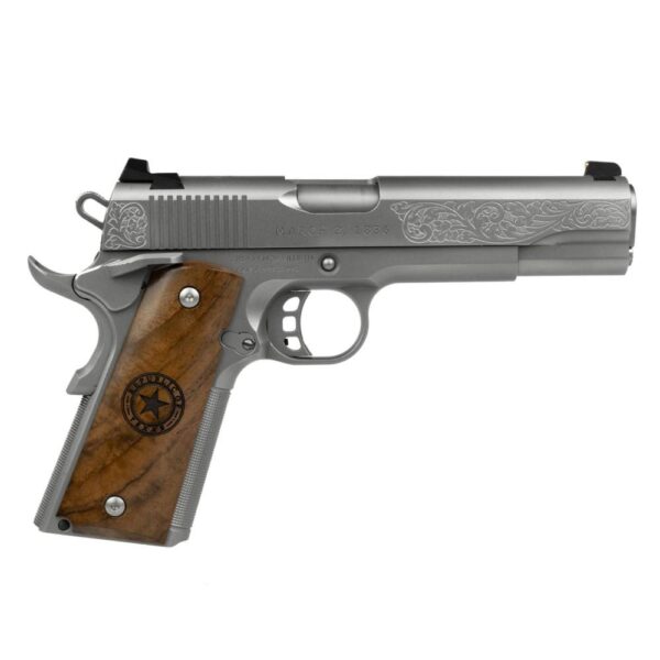 SDS Imports Tisas 1911 Republic of Texas Handgun 45 ACP 8rd Magazines (2) 5" Barrel Grey with Brown Grips