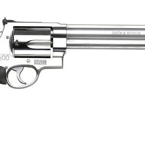 S&W M500 Handgun .500 S&W MAG 5rd Capacity 8.38" Ported Barrel Satin Stainless Finish