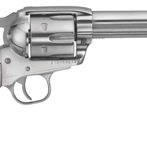 RUGER VAQUERO STAINLESS 45 COLT SA REVOLVER 4.62 BBL Gloss STS