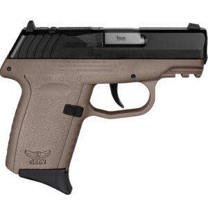 SCCY CPX-2 RDR Handgun 9mm Luger 10rd Magazine 3.1" Barrel No Safety Black Slide/FDE Frame