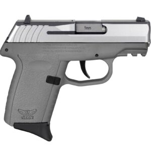 SCCY CPX-2 Handgun 9mm Luger 10rd Magazine 3.1" Barrel No Safety Stainless Slide/Sniper Grey Frame