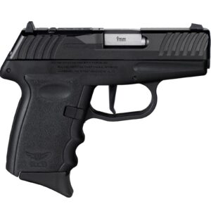 SCCY DVG-1 RDR Handgun 9mm Luger 10rd Magazine 3.1" Barrel Striker Fired Black Slide/Black Frame