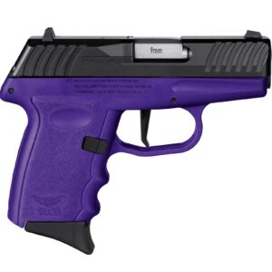 SCCY DVG-1 Handgun 9mm Luger 10rd Magazine 3.1" Barrel Striker Fired Black Slide/Purple Frame