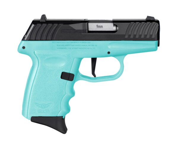 SCCY DVG-1 Handgun 9mm Luger 10rd Magazine 3.1" Barrel Striker Fired Black Slide/SCCY Blue Frame
