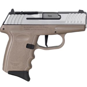 SCCY DVG-1 RDR Handgun 9mm Luger 10rd Magazine 3.1" Barrel Striker Fired Stainless Slide/FDE Frame