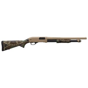 Winchester SXP Woodland Defender Shotgun 12 ga 3" Chamber 5rd Magazine 18" Barrel FDE and Woodland Camo
