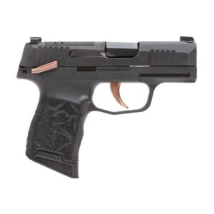 Sig Sauer P365-380 Rose Handgun .380 Auto 10rd Magazines (2) 3.1" Barrel Black with Rose Kit(Vaultek Safe)