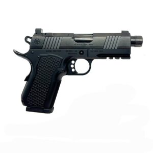 Alpha Foxtrot AF1911-S15 AMBI-BOB Handgun 9mm Luger 15rd Magazine 3.5'' Threaded Barrel Optic Ready DLC Black