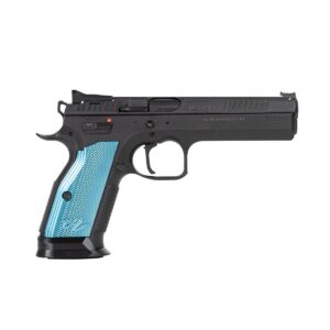 CZ 75 Tactical Sport 2 Handgun 9mm Luger 20rd Magazines 5.28" Barrel Blue Aluminum Grips