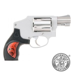 Smith & Wesson J-Frame Performance Center Model 642 Handgun .38 Spl 5rd Capacity 1.88" Barrel Silver with Black and Wood Grips