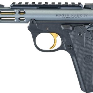 Ruger Mark IV 22/45 Lite Handgun 22 LR 10rd Magazines (2) 4.4" Barrel Grey with Black Grip