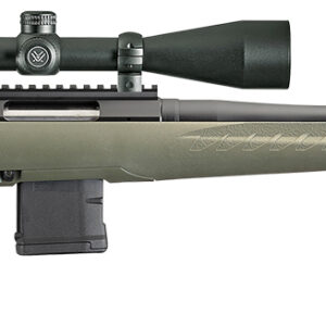 Ruger 26951 American Predator Full Size 223 Rem 10+1 22" Matte Black Threaded Barrel, Matte Black Picatinny Rail Steel Receiver, Moss Green Fixed Synthetic Stock, Vortex Crossfire II 4-12x44mm