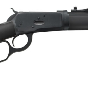 Taylors & Company 220093 1892 Alaskan Take-Down 44 Rem Mag Caliber with 7+1 Capacity, 16" Barrel, Matte Black Metal Finish & SoftTouch Black Synthetic Stock Right Hand (Full Size)