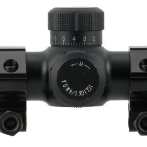 BSA TW4X30 Tactical Weapon  Black Matte 4x 30mm 1" Tube Mil-Dot Reticle Features AR & SKS Mounts & Rings