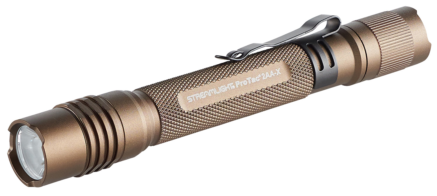 Streamlight 88072 ProTac 2AA Flashlight  Coyote 18/250 Lumens White C4 LED
