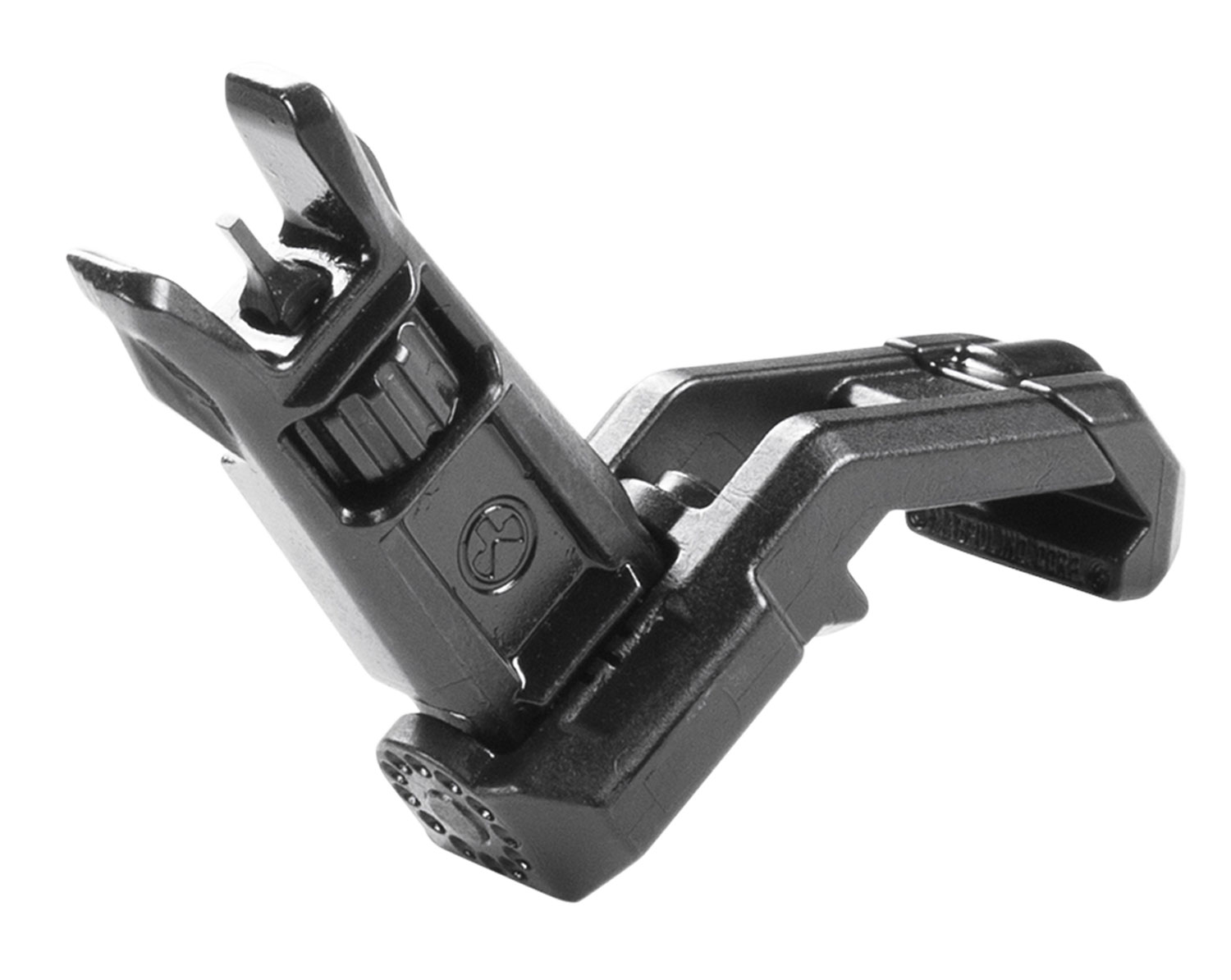 Magpul MAG525-BLK MBUS Pro Offset Sight Front  QPQ Melonited Steel Construction for AR-15