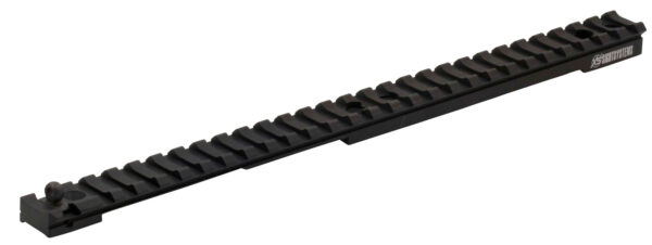 XS Sights RU5000RN GunSite Scout Rifle Scope Mount with Integrated Ghost Ring  Black Anodized 0 MOA