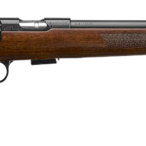 CZ-USA 02342 CZ 457 Varmint Full Size 17 HMR 5+1 20.50" Black Nitride Heavy Barrel Black Nitride Steel Receiver Turkish Walnut Fixed Varmint-Style Stock Right Hand
