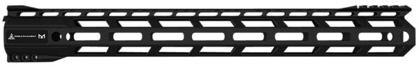 Rise Armament RA905150BLK RA-905 Handguard 15" 6061-T6 Aluminum Black Anodized with M-LOK & Picatinny Rail for AR-15