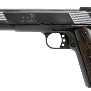 Iver Johnson Arms EAGLEXL45 1911 Eagle XL  45 ACP 6" 8+1 Matte Blued Long Slide Diamondwood Walnut w/Logo Grip Adjustable Sights
