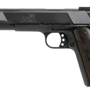 Iver Johnson Arms EAGLEXL10 1911 Eagle XL  10mm Auto 6" 8+1 Matte Blued Black Cerakote Long Slide Diamondwood Walnut with Integrated Logo Grip Adj Sights