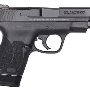 Smith & Wesson 11796 M&P Performance Center Shield M2.0 Micro-Compact Frame 40 S&W 6+1/7+1, 4" Black Armornite Stainless Steel Barrel & Serrated Slide, Matte Black Polymer Frame, No Safety