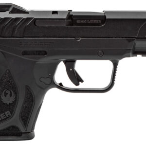 Ruger 3818 Security-9 Compact 9mm Luger  3.42" Barrel 10+1,Black Polymer Frame With Picatinny Acc. Rail, Black Oxide Steel Slide, Manual Safety