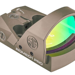 Sig Sauer Electro-Optics SOR1P103 Romeo1Pro  Flat Dark Earth 1 x 30 mm 6 MOA Red Dot