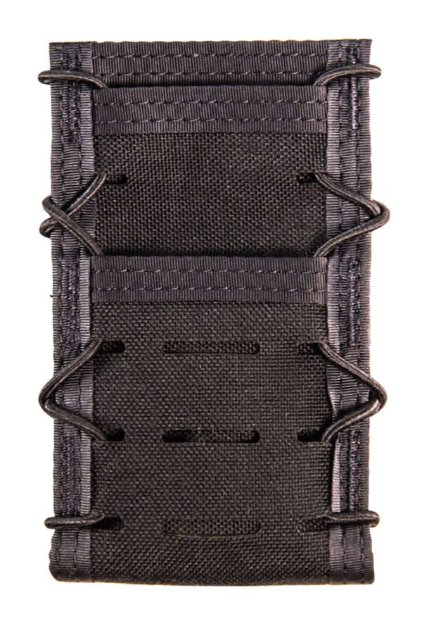 Black tactical molle strap with laces