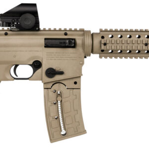 Mossberg 37240 715T Flat Top Tactical 22 LR Caliber with 25+1 Capacity, 16.25" Barrel, Matte Blued Metal Finish & Adjustable Flat Dark Earth Synthetic Stock Right Hand (Full Size) Includes Green Dot