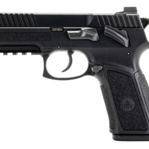 IWI US J941PSL9II Jericho 941 Enhanced 9mm Luger Caliber with 3.80" Barrel, 16+1 Capacity, Overall Black Finish, Picatinny Rail Frame, Serrated Steel Slide & Polymer Grip