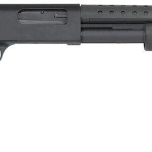 Mossberg 50694 590 Persuader 12 Gauge 3" 8+1 20" Cylinder Bore Heat-Shield Barrel Matte Blued Rec Black Synthetic Stock Includes Pistol Grip