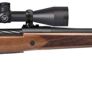 Mossberg 28124 Patriot  300 Win Mag Caliber with 3+1 Capacity, 24" Threaded/Fluted Barrel, Matte Blued Metal Finish & Walnut Stock Right Hand (Full Size) Includes Vortex Crossfire II 3-9x40mm Scope