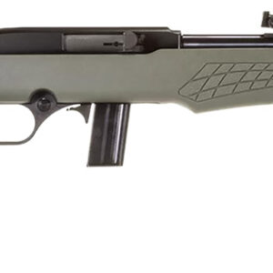 Rossi RS22L1811OD RS22 Semi-Auto 22 LR Caliber with 10+1 Capacity, 18" Barrel, Matte Black Metal Finish & Monte Carlo OD Green Synthetic Stock Right Hand (Full Size)