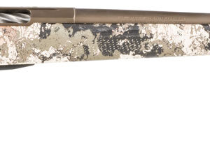 Tikka JRTXVW316 T3x Lite 308 Win 3+1 22.40" Midnight Bronze Cerakote Fluted Threaded Barrel, Drilled & Tapped Steel Receiver, Veil Wideland Fixed Synthetic Stock, Black Interchangeable Backstrap Grip