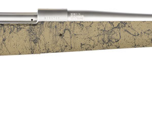 Howa HHS63113 M1500 HS Precision 308 Win 5+1 22", Stainless Steel Metal Finish & Green Black Webbed Fixed HS Precision Stock