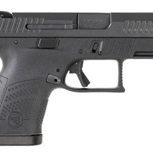 CZ-USA 91560 P-10 S  9mm Luger 12+1 3.50" Black Steel Barrel, Black Nitride Serrated Steel Slide, Black Polymer Frame w/Picatinny Rail, Black Interchangeable Backstrap Grip, Ambidextrous
