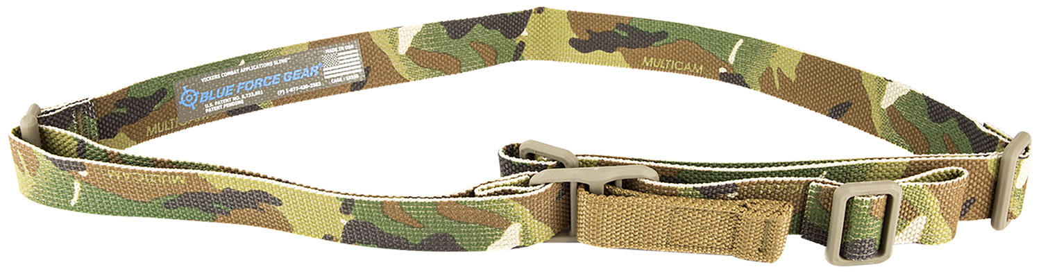 Blue Force Gear VCAS125OAMC Vickers 57"-67" x 1.25" None Included Swivel Nylong Hardware Cordura MultiCam